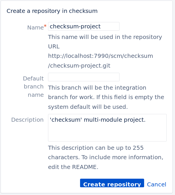 08-create-checksum-project-repository